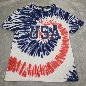 Polo Ralph Lauren Team USA Olympics Tie Dye Custom Slim Fit T-Shirt Men Sz Large